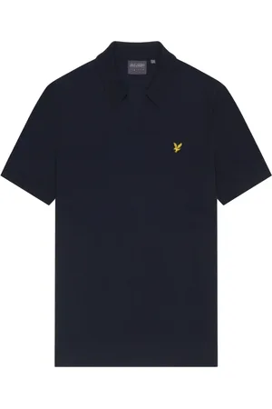 Lyle & Scott Top, Herre, Blå, M, Bomuld, Riviera Strik Polo