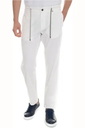 CANALI Bukser, Herre, Hvid, 3XL, Bomuld, Chinos