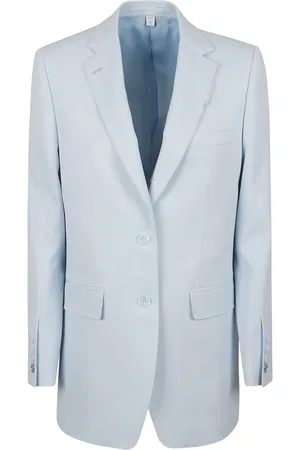 Burberry Jakke, Dame, Blå, XS, Uld, Lorie Blazer