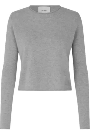 Lisa Yang Strik, Dame, Grå, M, Cashmere, Ida Cashmere Sweater