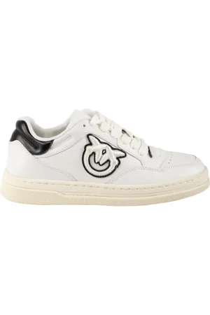 Pinko Sko, Dame, Hvid, 41 EU, Uld, Stilfulde Sneakers i Pink