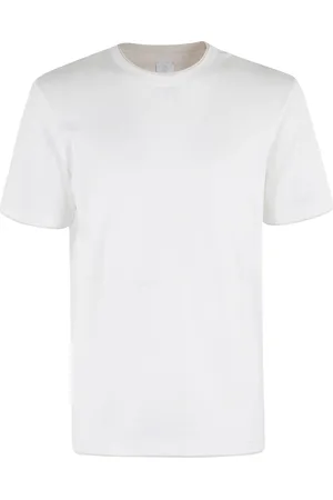 ELEVENTY Top, Herre, Hvid, 2XL, Bomuld, Casual Bomulds T-shirt