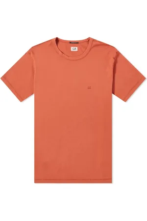 C.P. Company Top, Herre, Rød, L, Bomuld, Klassisk Logo T-shirt