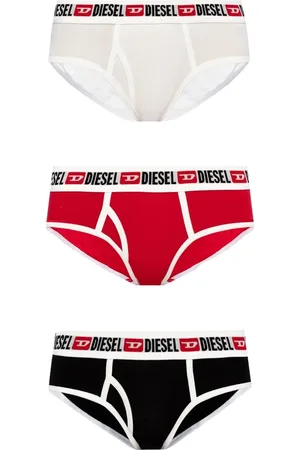 Diesel Undertøj, Dame, Flerfarvet, 2XS, Bomuld, Branded Briefs Tre-pak