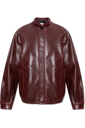 Maison Margiela Jakke, Herre, Rød, S, Polyester, Jakke med standkrave