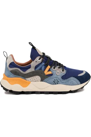 Flower Mountain Sko, Herre, Flerfarvet, 41 EU, Læder, Moderne Multifarvede Sneakers med Gummisål