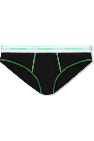 Dsquared2 Undertøj, Dame, Sort, M, Bomuld, Briefs med logo