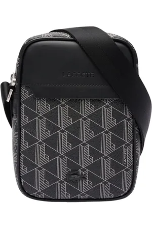 Lacoste Taske, Herre, Sort, ONE SIZE, Uld, Monogram Vertical Taske