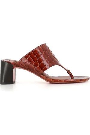 Christian Louboutin Sko, Dame, Brun, 36 EU, Læder, Heeled Mules