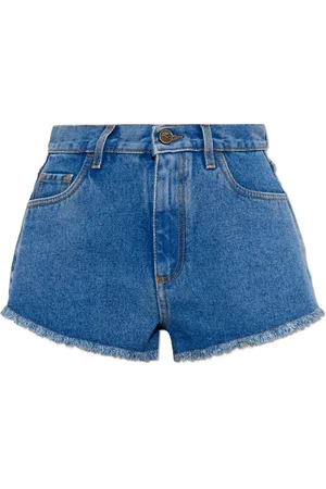 Etro Shorts, Dame, Blå, W27, Denim, Denimshorts med vintage-effekt