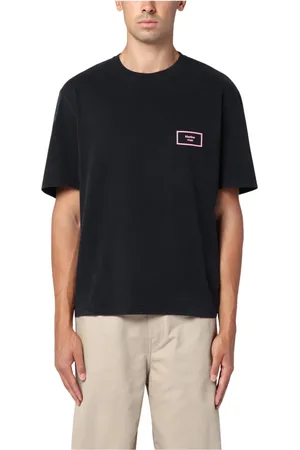 MARTINE ROSE Top, Herre, Sort, S, Kortærmet rund hals T-shirt