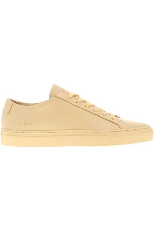 COMMON PROJECTS Sko, Dame, Gul, 40 EU, Læder, Gule Læder Sneakers