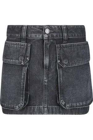 Diesel Nederdel, Dame, Sort, W26, Denim, De-Ton Denim Nederdel