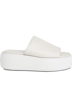 Calvin Klein Sko, Dame, , 41 EU, Læder, Flatform Slide Slippers