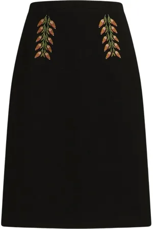 Etro Nederdel, Dame, Sort, S, Falda Midi Nederdel