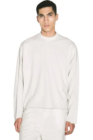 Entire Studios Top, Herre, Hvid, XS, Bomuld, Cotton Jersey Langærmet T-shirt