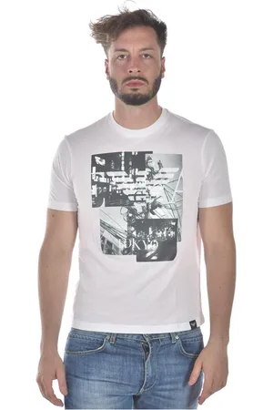 Emporio Armani Top, Herre, Hvid, L, Bomuld, T-Shirt Sweatshirt