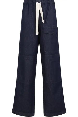 DRIES VAN NOTEN Jeans, Herre, Blå, M, Bomuld, Pannoch Cotton Jeans