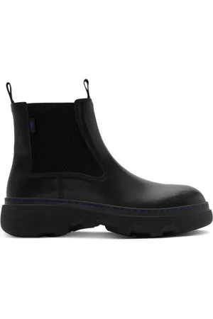 Burberry Sko, Dame, Sort, 40 EU, Læder, Mini Creeper Chelsea Støvler