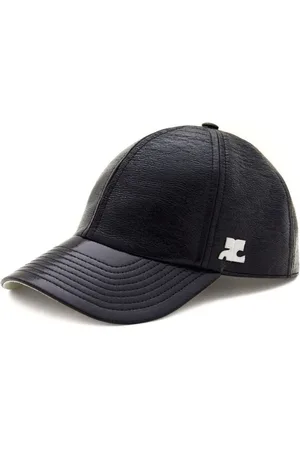 Courrèges Tilbehør, Herre, Sort, M, Bomuld, Logo Patch Cap