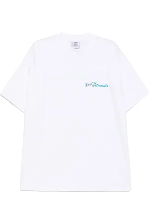 Vetements Top, Herre, Hvid, M, Hvide T-shirts og Polos