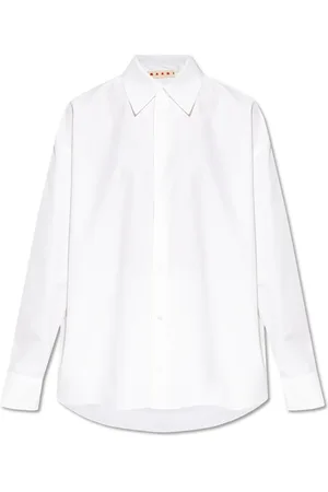 Marni Bluser & Skjorter, Dame, Hvid, S, Bomuld, Bomuldsskjorte