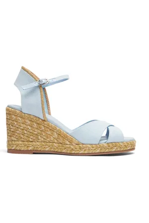 Stuart Weitzman Sko, Dame, Sort, 41 EU, Jute, Mirela II Espadrille Wedge