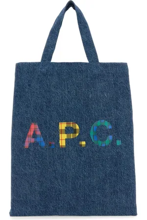 A.P.C. Taske, Dame, Blå, ONE SIZE, Denim, Denim Mini Lou Shopping Bag
