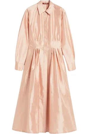 Max Mara Kjole, Dame, , XS, Uld, Skjortekjole