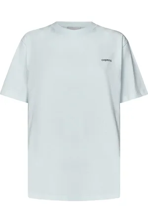 COPERNI Top, Herre, Grøn, M, Bomuld, Grøn Logo Print T-shirt
