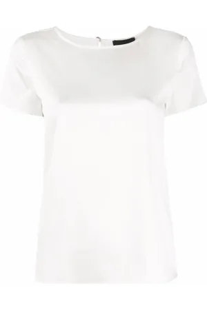 Emporio Armani Bluser & Skjorter, Dame, Hvid, 2XS, Tyl, Top