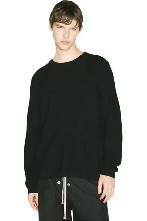 Moncler Strik, Herre, Sort, S, Uld, Jumbo Crewneck Sweater