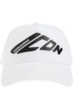 Dsquared2 Tilbehør, Herre, Hvid, ONE SIZE, Bomuld, Logo Baseball Cap