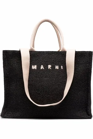 Marni Taske, Herre, Sort, ONE SIZE, Bomuld, Sort Tote Bag