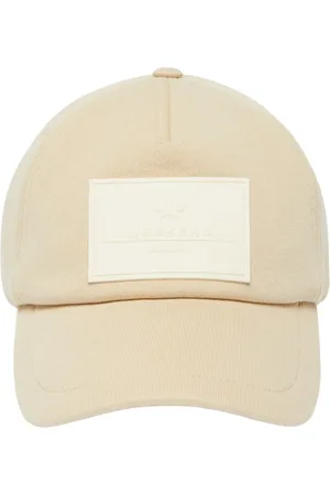 Max Mara Tilbehør, Dame, , ONE SIZE, Bomuld, Stilfuld bomuldskasket med logo