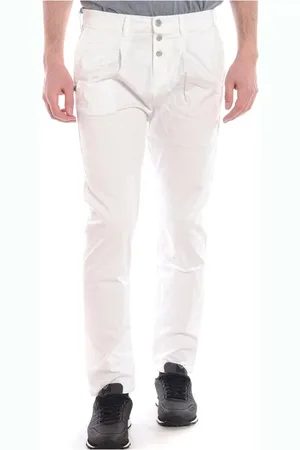 D.A. Daniele Alessandrini Bukser, Herre, Hvid, W38, Bomuld, Jeans