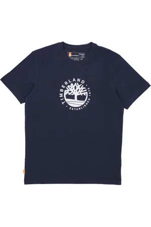 Timberland Top, Herre, Blå, L, Bomuld, Graphic Tee Dark Sapphire T-shirt