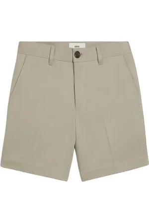Ami Shorts, Herre, Grøn, S, Satin, Shorts Chino Satin Sauge Casual