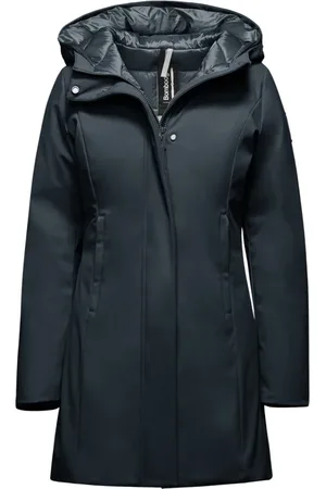 Bomboogie Jakke, Dame, Blå, 2XL, Uld, Varm og stilfuld Warsaw Parka Jakke