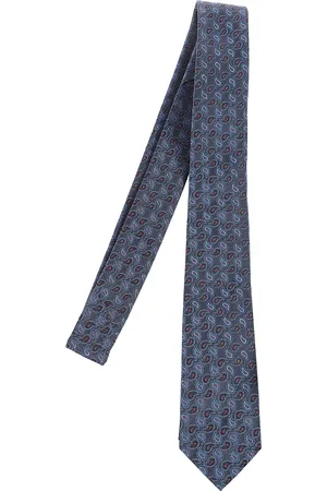 Etro Tilbehør, Herre, Blå, ONE SIZE, Elegant Silke Slips