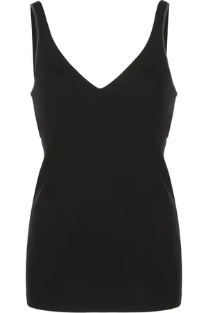 Brunello Cucinelli Top, Dame, Sort, L, Bomuld, Sort ærmeløs top