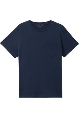 Brooks Brothers Top, Herre, Blå, 2XL, Bomuld, Bomuld Lomme T-shirt
