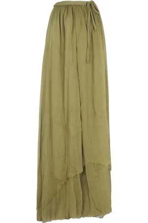 Cortana Nederdel, Dame, Grøn, L, Chiffon, Maxi Nederdel