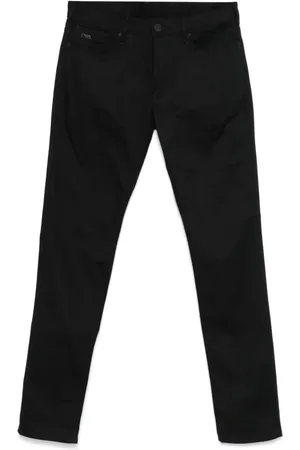Emporio Armani Jeans, Herre, Sort, W33, Bomuld, Bukser med lommer