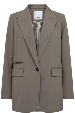 Co`Couture Jakke, Dame, Brun, XS, Oversize Valnød Blazer