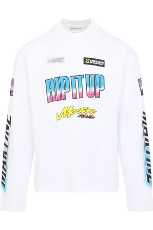 MARTINE ROSE Top, Herre, Hvid, M, Uld, Hvid T-shirt Stilfuldt design Afslappet lejlighed