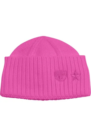 Chiara Ferragni Tilbehør, Dame, Lyserød, ONE SIZE, Uld, Beanie