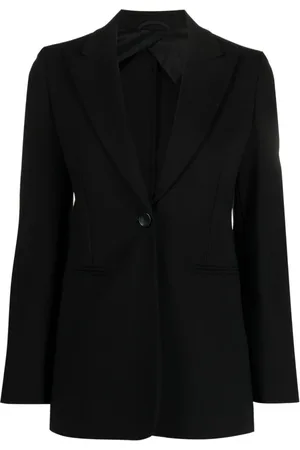 Max Mara Jakke, Dame, Sort, L, Sort Viscose Blazer