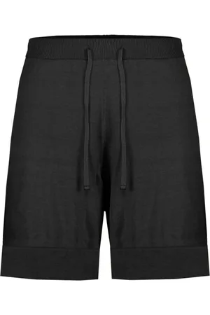 Bomboogie Shorts, Dame, Sort, L, Bomuld, Linen and Cotton Knit Bermuda Shorts