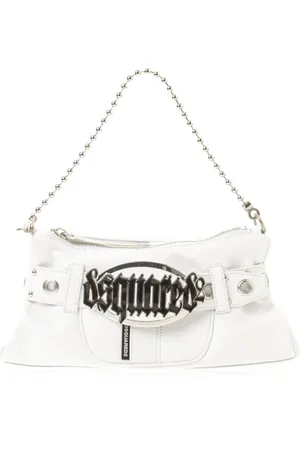 Dsquared2 Taske, Dame, Hvid, ONE SIZE, Uld, Gothic Skuldertaske